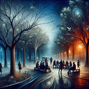 The night when the park whispers