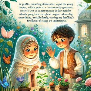 Maja and Filip's garden of emotions