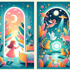 Portal under Zuzi's bed