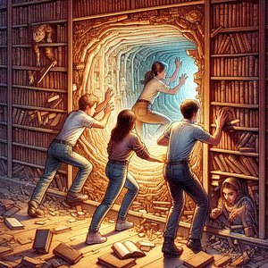 Passage under the Library