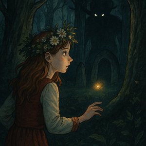 Garland and shadow from the wilderness