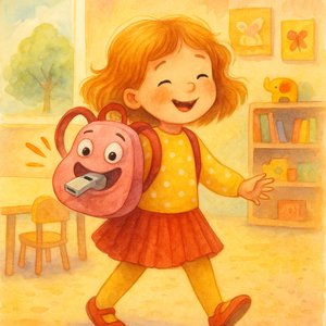 Hela and the giggling backpack