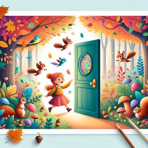 Lena and the Door to the Land of Coloured Leaves