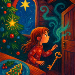 Key from the Christmas Eve plate