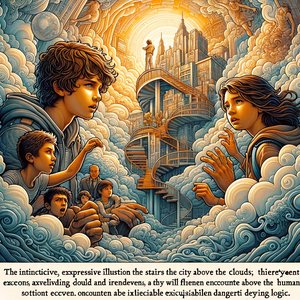 Stairway to the City Above the Clouds