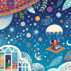 Flying Carpet in Zosia's Room