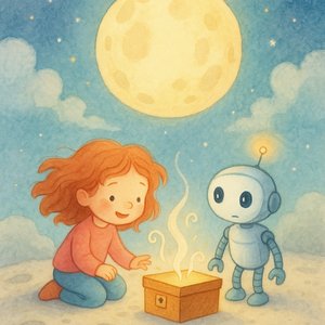 Mila and the box from the moon