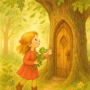 Nela and the door in the giggling forest