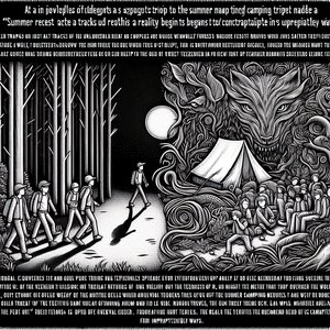 Night footprints in the Wolf Forest Nature Reserve