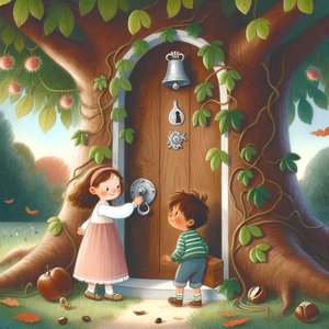 Doors under a chestnut tree