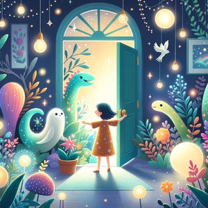 Lena and the door to a world of lights