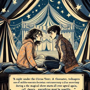 Night under the circus tent