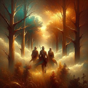 Wolf Night on the Old Trail