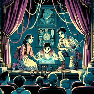 Behind the curtain of time