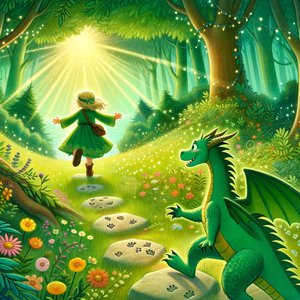 Susie and the Green Dragon of the Meadow Forest