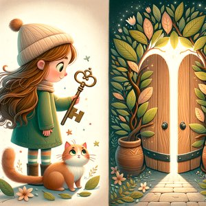 Susan and the leaf door