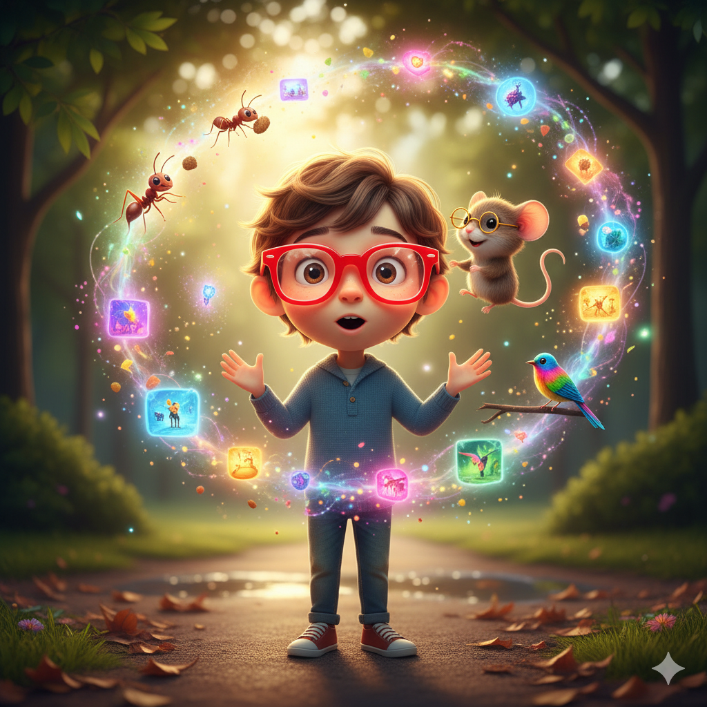 Leo and the enchanted glasses