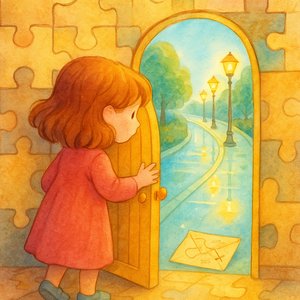 Susan and the Glass Street behind the Golden Door