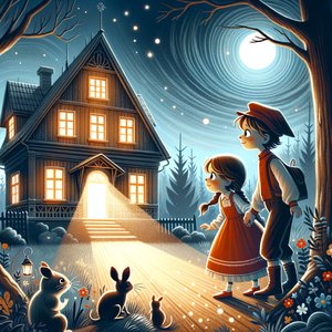 Night lights at the Old House