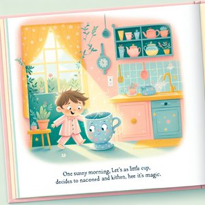 Mummy, look, my mug is dancing!