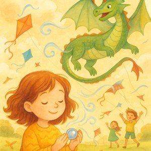 Lila and the wind button