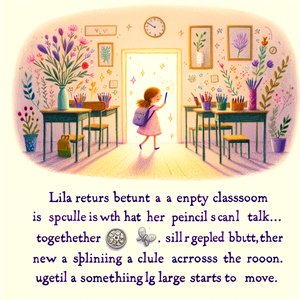 The pencil case that whispered