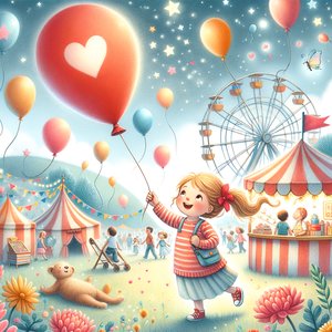 Zosia's coloured balloons