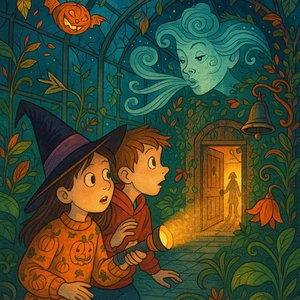 Torch and whispering from the courtyard