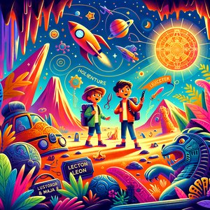 Star Explorers from a Volcanic Planet