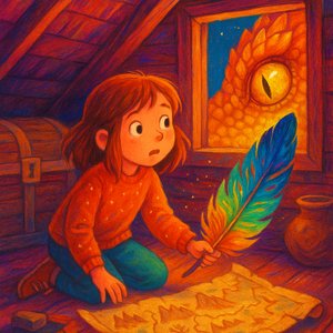 Dragon feather in the attic