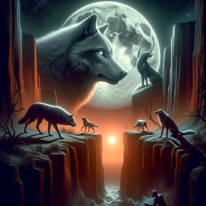 Night Rituals of the Wolves of the Black Moon Gorge