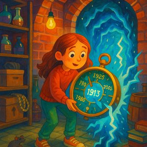 Time jumper in the basement