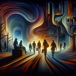 Echoes of underground laughter