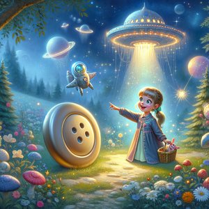 Tosia and the mysterious ship from the stars