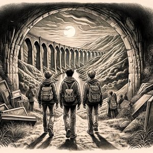 Vanishing bridge in the Valley of Mirrors