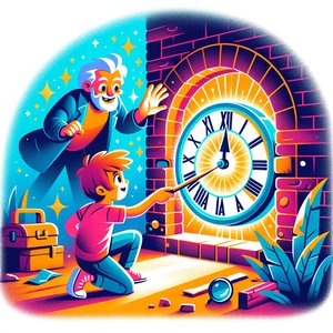 Grandfather Cellar Clock