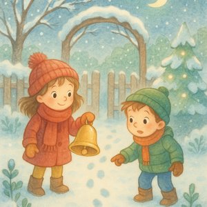 The bell from the Christmas garden