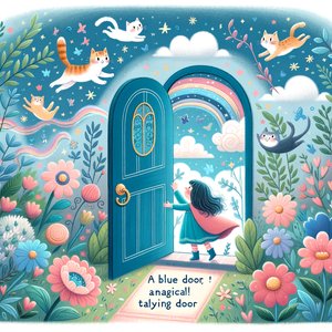 Blue Door in Ola's Garden