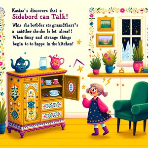 Talking Cupboard in Granny Jadzia's Kitchen