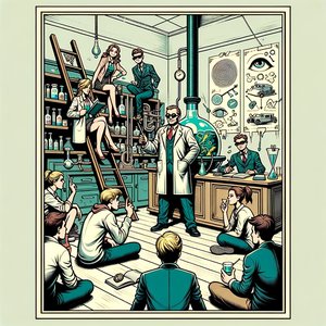 Professor Buzzer's crazy laboratory