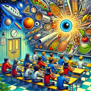 Space disaster in 7A canteen