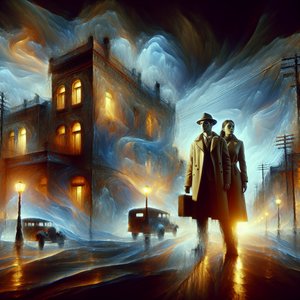 City Above the Line of Lights