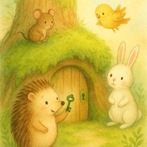 Door in an old stump