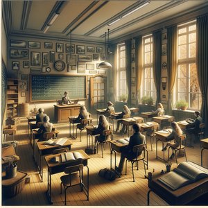 Classroom under lock and key