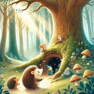 The Mysterious Burrow under the Great Oak Tree