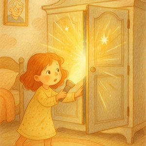 Lena's torch and the rustle in the wardrobe