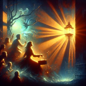 Shadow under the Shining Lantern