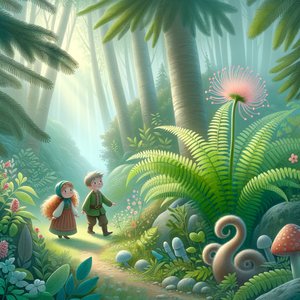 The Slavic Forest and the Enchanted Fern Blossom