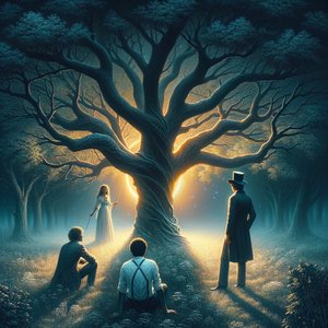 Shadow under the Oak Grove