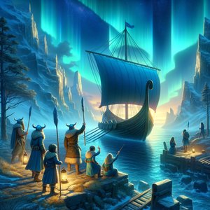 Whisper of the Aurora by the Fjord